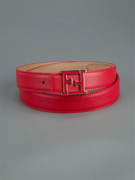 red fendi belt with face|red fendi belt for sale.